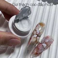 Gel thạch thạch cao siêu dẻo lì mịn nặn hoa đắp tạo hình hoa nổi siêu Hot ngành Nail