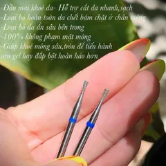 Đầu mài đẩy da móng Mỹ chất liệu thép TiTan không nóng rát phạm da mẫu HOT