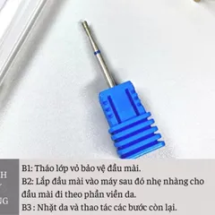 Đầu mài đẩy da móng Mỹ chất liệu thép TiTan không nóng rát phạm da mẫu HOT