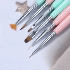 Set 6 cọ Dingxi cao cấp vẽ móng đủ cây cọ cơ bản nhất chuyên dụng ngành nail