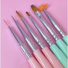 Set 6 cọ Dingxi cao cấp vẽ móng đủ cây cọ cơ bản nhất chuyên dụng ngành nail