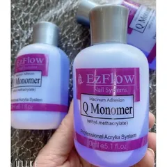Liquid lưu huynh mỹ tím Ezflow nguyên chất lâu khô đắp hoa bột móng siêu êm chuẩn hãng