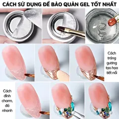 Gel Thuỷ Tinh ANNIES Màu Trong Suốt Vẽ Nổi , Đính Charm Đá Siêu Bền Đa Năng Ngành Nail Chính Hãng [ TÚ ANH NAIL ]
