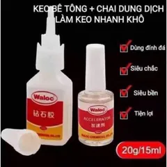 Keo bê tông Waloc gắn móng đính đá siêu bền hàng chuẩn