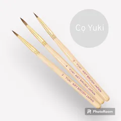 Cọ nặn hoa bột YuKi chuyên dụng số 2 hàng chuẩn lông chồn siêu mềm mướt nặn hoa siêu êm