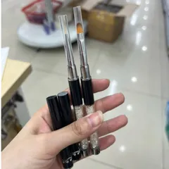 Cọ đắp gel cán đá loại 1 đầu , 2 đầu đắp gel gôm chuyên dụng chuẩn xịn lông mềm ngành nail