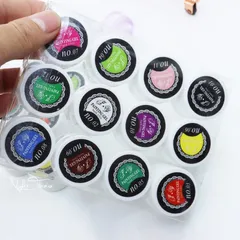 Set 12 hũ gel vẽ siêu đặc đủ màu cơ bản vẽ nail hàng chuẩn