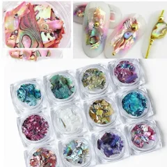 Khay xà cừ siêu mỏng 12 hũ cao cấp đủ màu ẩn gel Design Nail siêu HO.T