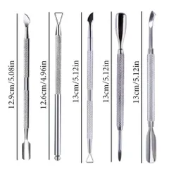Bộ Dụng Cụ Sủi Da Chết - Lấy Khoé - Cạo Gel Đủ Mã Chuyên Dụng Ngành Nail Chất Liệu Thép Không Gỉ Siêu Bền TÚ ANH NAIL