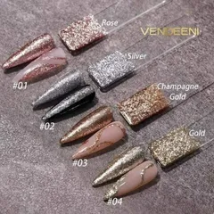 Gel nhũ vẽ viền móng siêu sáng , làm nền đính đá , chải ombre , full móng đa năng siêu đặc cực HOT