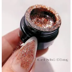 Gel nhũ vẽ viền móng siêu sáng , làm nền đính đá , chải ombre , full móng đa năng siêu đặc cực HOT