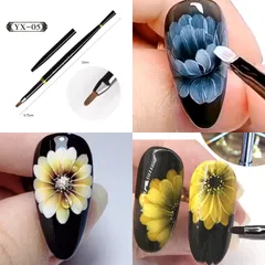 Cọ vẽ hoa đầu tròn trang trí móng đa năng chuyên dụng chuẩn xịn