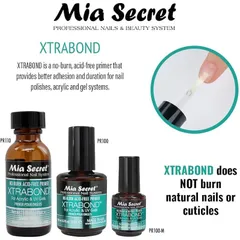 Liên kết bột Mia Secret Xtrabond kiềm dầu liên kết tăng độ bám cho bộ móng đắp bột siêu bền chính hãng