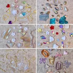 Khay cham tròn mix nhiều mẫu trang trí móng siêu đẹp