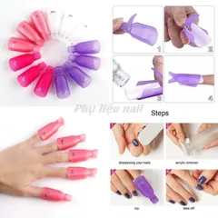 Kẹp ủ phá gel chân tay chuyên dụng nhành nail