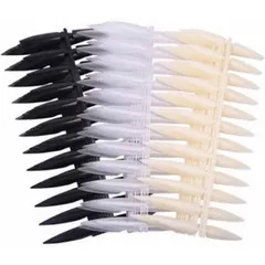 Móng que mẫu phom vuông nhọn tập sơn vẽ móng chuyên dụng set 50 que đủ 2 màu trong đục
