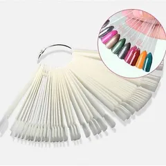 Móng que mẫu phom vuông nhọn tập sơn vẽ móng chuyên dụng set 50 que đủ 2 màu trong đục
