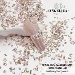 Set 100v Đá Mix Ngọc ANGEL Mẫu Mới - Phụ Kiện Đính Móng Siêu Sáng Đẹp Chính Hãng [ TÚ ANH NAIL ]