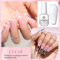 [ Hàng chuẩn ] Gel đắp móng dạng chai sơn Biab Building Gel Born Bretty tạo cầu móng gel ẩn đa năng siêu bền đẹp đủ màu
