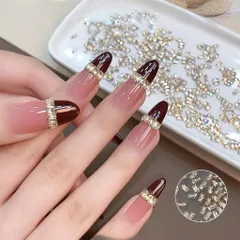 [ HOT ] Đá Khối Chữ Nhật Mini Set 100V Hiệu Ứng Lấp Lánh Siêu Sáng Tạo 1001 Mẫu Nail Đẹp [ TÚ ANH NAIL ]