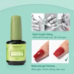 Dung dịch phá gel siêu tốc Vinimay Chính Hãng chai 15ml ( MẪU MỚI)