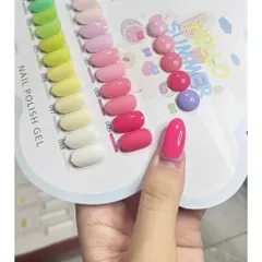 [ MẪU HOT ] Set sơn gel Pastel 18 màu Milan đủ tông thời thượng chai 15ml H.O.T ( Tặng bảng màu xịn )
