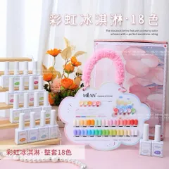 [ MẪU HOT ] Set sơn gel Pastel 18 màu Milan đủ tông thời thượng chai 15ml H.O.T ( Tặng bảng màu xịn )