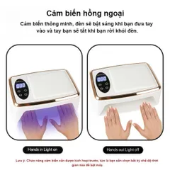 Máy Hơ Gel SUN MATE-60 T10 Cao Cấp Công Suất 380W - 90 đèn LED/UV Hơ Siêu Khoẻ ( Chính Hãng Bảo Hành )