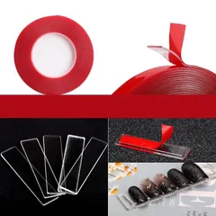 Băng dính đỏ 10m băng dính trong đa năng dán Nailbox , làm Fan mi đang năng ngành nail mi
