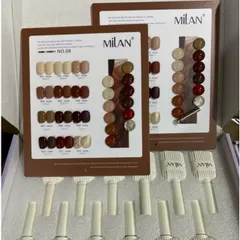 Set sơn nâu Milan 12 tông màu thời thượng cực HO.T chất siêu đặc đẹp ( Tặng kèm bảng màu )