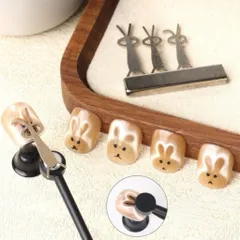 Thanh tạo hình Gấu Thỏ Tim nail - Nam châm tạo hình sơn mắt mèo Nail mẫu HO.T