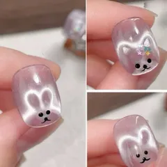Thanh tạo hình Gấu Thỏ Tim nail - Nam châm tạo hình sơn mắt mèo Nail mẫu HO.T
