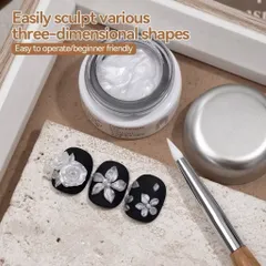 Cọ Nặn Gel Cán Gỗ Hai Đầu - Cọ Nặn Gel Nổi Tiện Ích Ngành Nail Chính Hãng  [ TÚ ANH NAIL ]