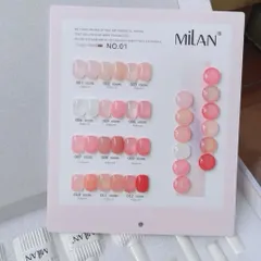 Set thạch hồng Milan 12 màu siêu đẹp mẫu mới cực HOT ( Tặng kèm bảng màu xịn chuẩn hãng )