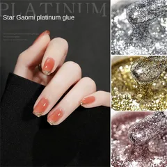 Gel nhũ siêu sáng kẻ viền móng , sơn ombre làm nền đá cao cấp siêu sáng đẹp đủ màu cơ bản nhất