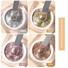 Gel nhũ siêu sáng kẻ viền móng , sơn ombre làm nền đá cao cấp siêu sáng đẹp đủ màu cơ bản nhất