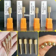Đầu mài móng Titan mạ vàng USA siêu bén bền - mài siêu êm thiết kế bo đầu không phạm da - Không nóng rát HÀNG CHUẨN