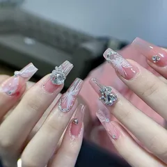 [ HOT ] Sticker nail hình dán lụa 5D mẫu mới siêu đẹp