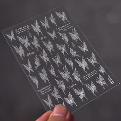 [ HOT ] Sticker nail hình dán lụa 5D mẫu mới siêu đẹp