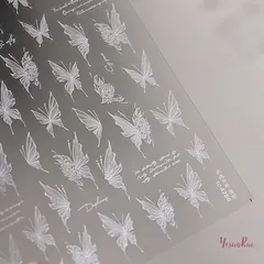 [ HOT ] Sticker nail hình dán lụa 5D mẫu mới siêu đẹp