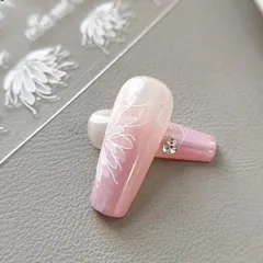 [ HOT ] Sticker nail hình dán lụa 5D mẫu mới siêu đẹp