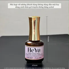 Chai dung dịch Nước phá gel bột Heyu Phonic 2 in 1 siêu tốc không nóng rát chính hãng