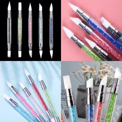Cọ silicon nặn gel khô, miết sticker, miết phoin đa năng chuyên dụng ngành nail