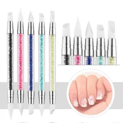Cọ silicon nặn gel khô, miết sticker, miết phoin đa năng chuyên dụng ngành nail