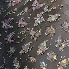 Sticker hình dán nổi 5D nhiều mẫu mới nhất dán trang trí móng siêu đẹp