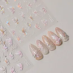 Sticker hình dán móng lụa 5D mẫu mới siêu đẹp nhiều kiểu Hot