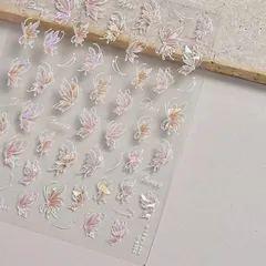 Sticker hình dán móng lụa 5D mẫu mới siêu đẹp nhiều kiểu Hot