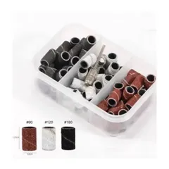 Hộp 60 giấy nhám lắp đầu mài đủ size Phá nhám mịn móng giúp bộ móng siêu bền đẹp