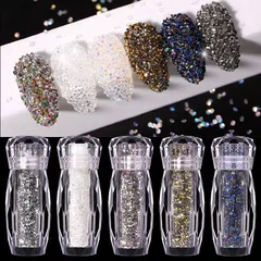 Hũ đá rắc móng design nail siêu sáng đẹp đủ màu HOT