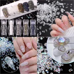 Hũ đá rắc móng design nail siêu sáng đẹp đủ màu HOT